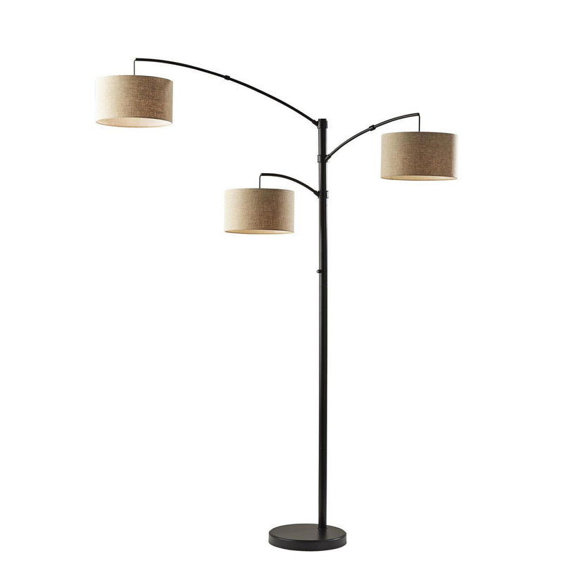 Adesso Home 4159-26 Three Light Floor Lamp, Dark Bronze