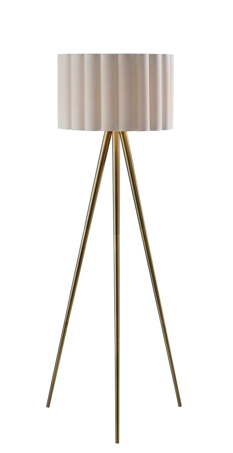 Adesso Home 4227-21 Floor Lamp, Antique Brass