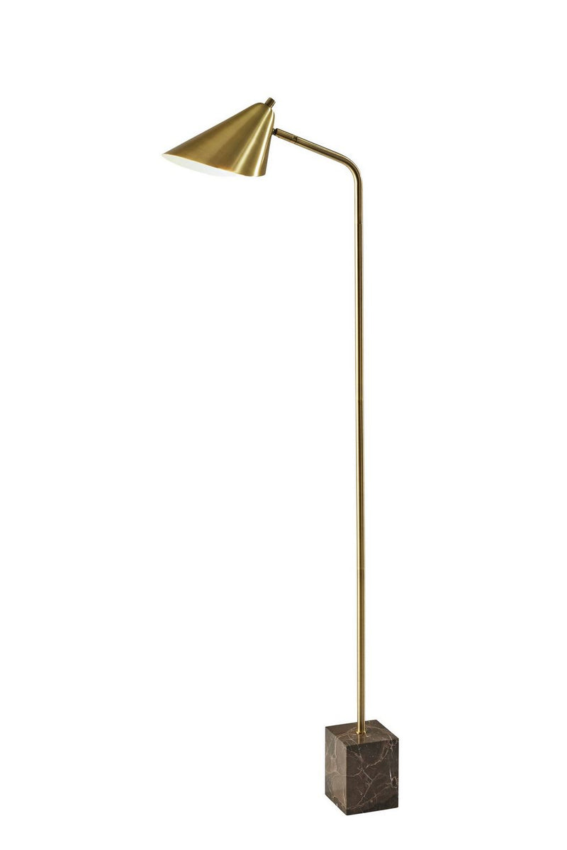 Adesso Home 4247-21 Floor Lamp, Antique Brass