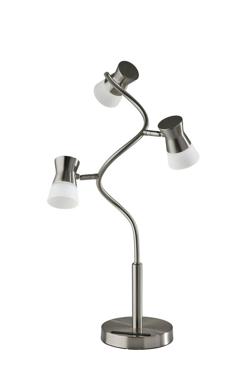 Adesso Home 4251-22 LED Table Lamp, Brushed Steel