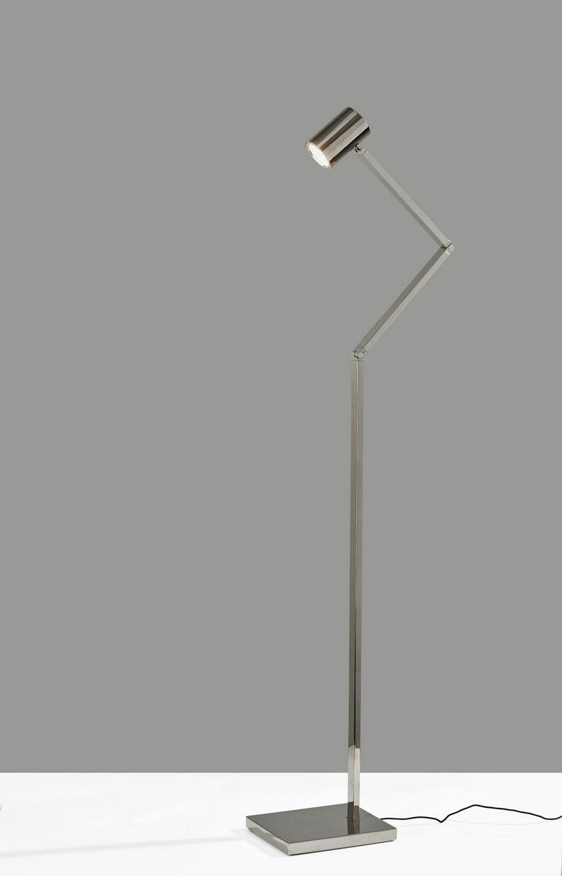 Adesso Home 10036312PN LED Floor Lamp, Polished Nickel