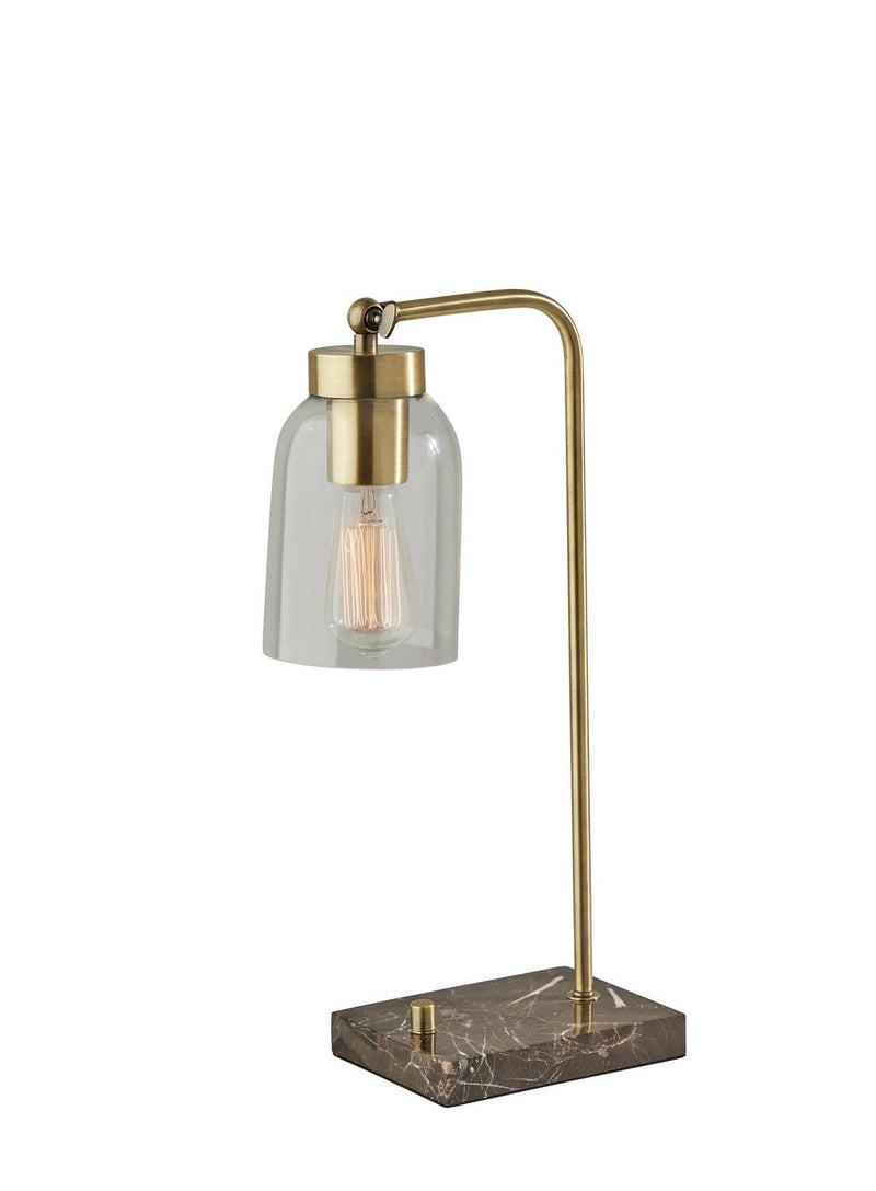 Adesso Home 4288-21 Desk Lamp, Antique Brass