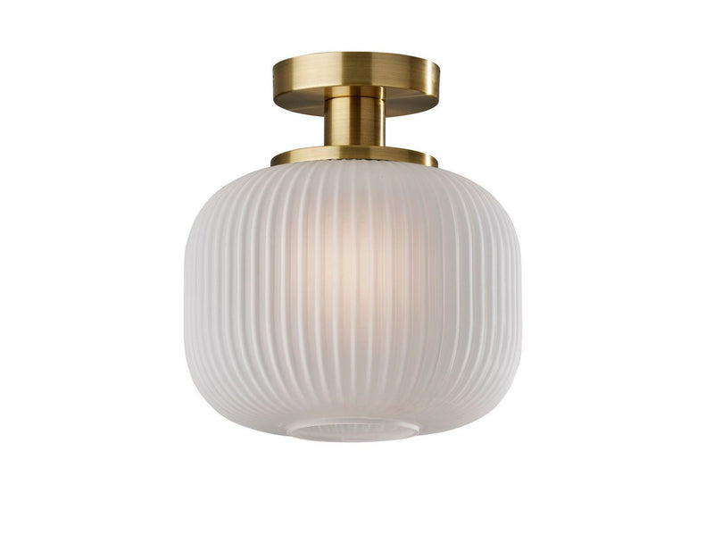 Adesso Home 4291-21 Flush Mount, Antique Brass