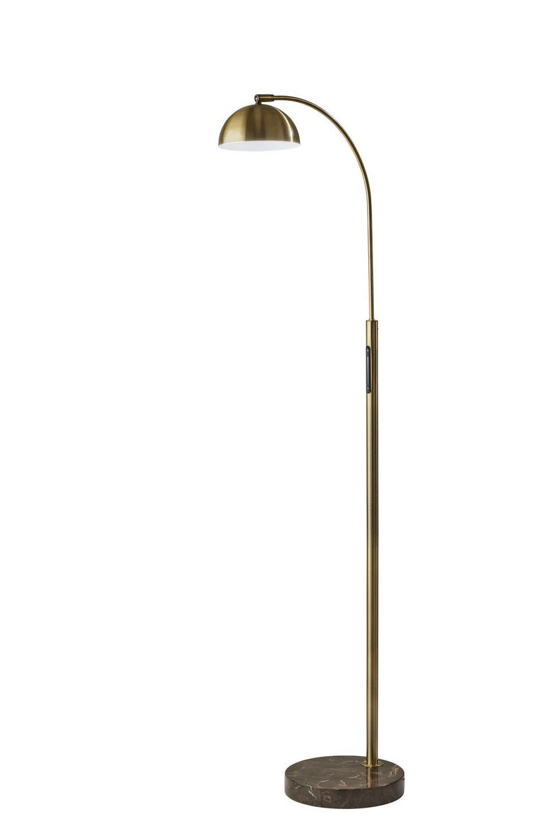 Adesso Home 4307-21 LED Floor Lamp, Antique Brass