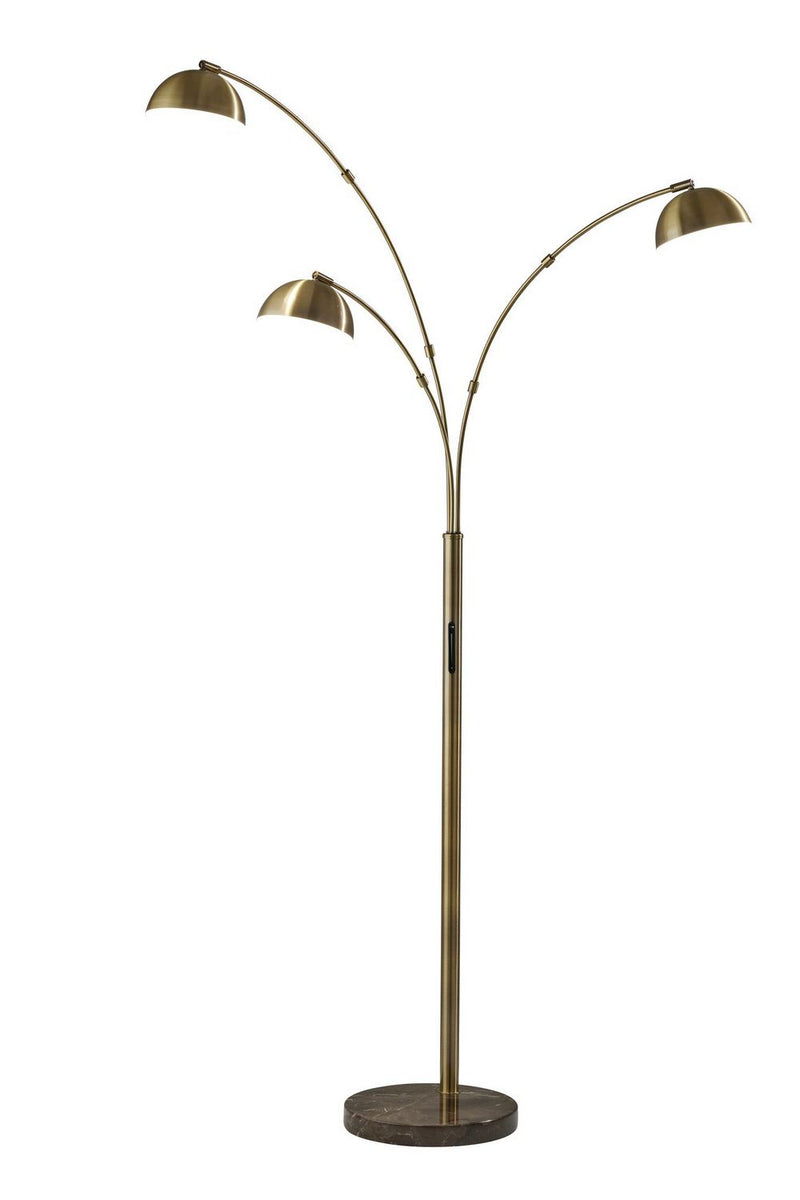 Adesso Home 4309-21 LED Floor Lamp, Antique Brass