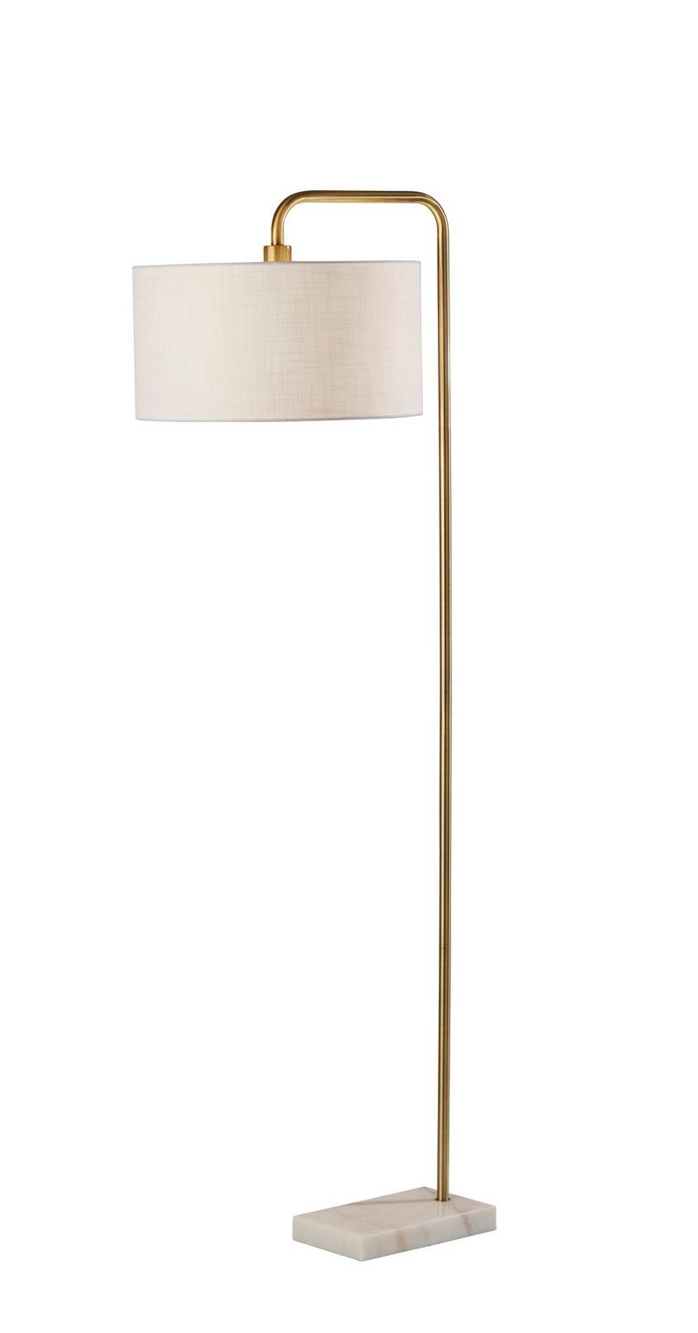 Adesso Home 4338-21 Floor Lamp, Antique Brass