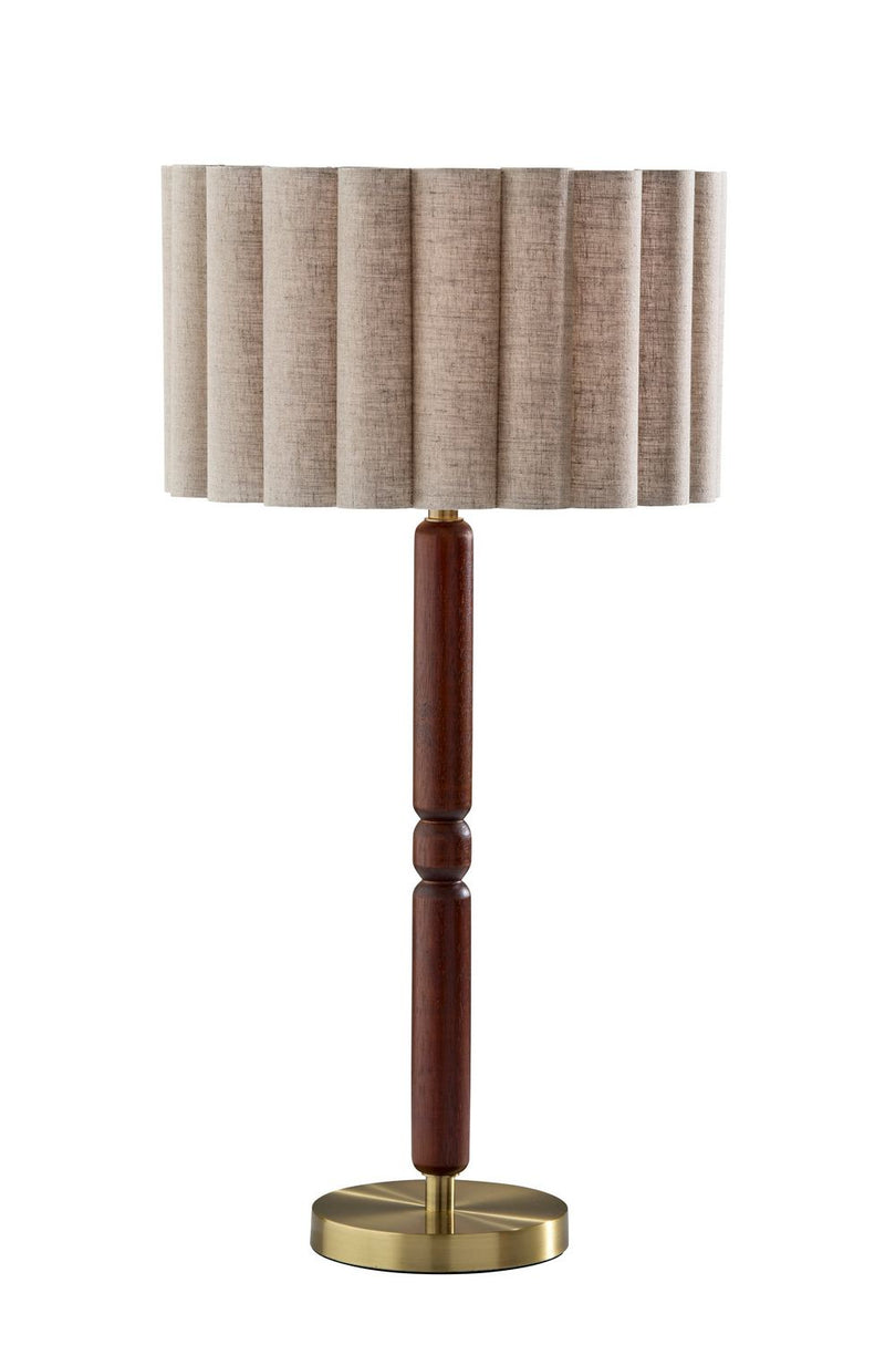 Adesso Home 4343-15 Table Lamp, Antique Brass Walnut