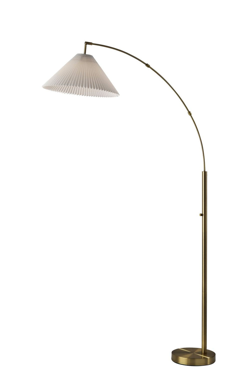 Adesso Home 4352-21 Floor Lamp, Antique Brass