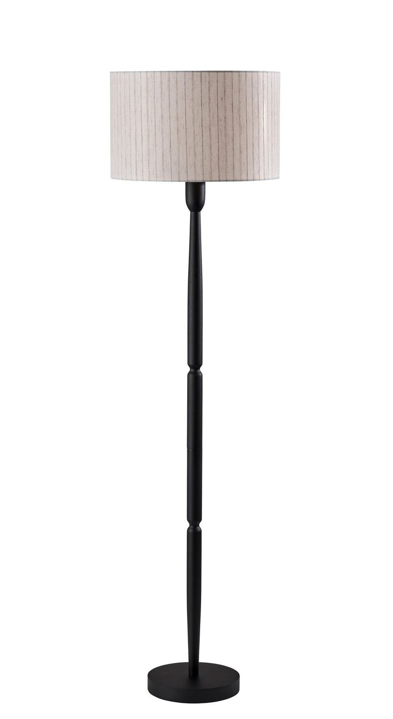 Adesso Home 4358-01 Floor Lamp, Black Wood