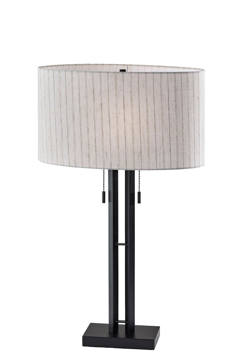 Adesso Home 4359-01 Two Light Table Lamp, Black