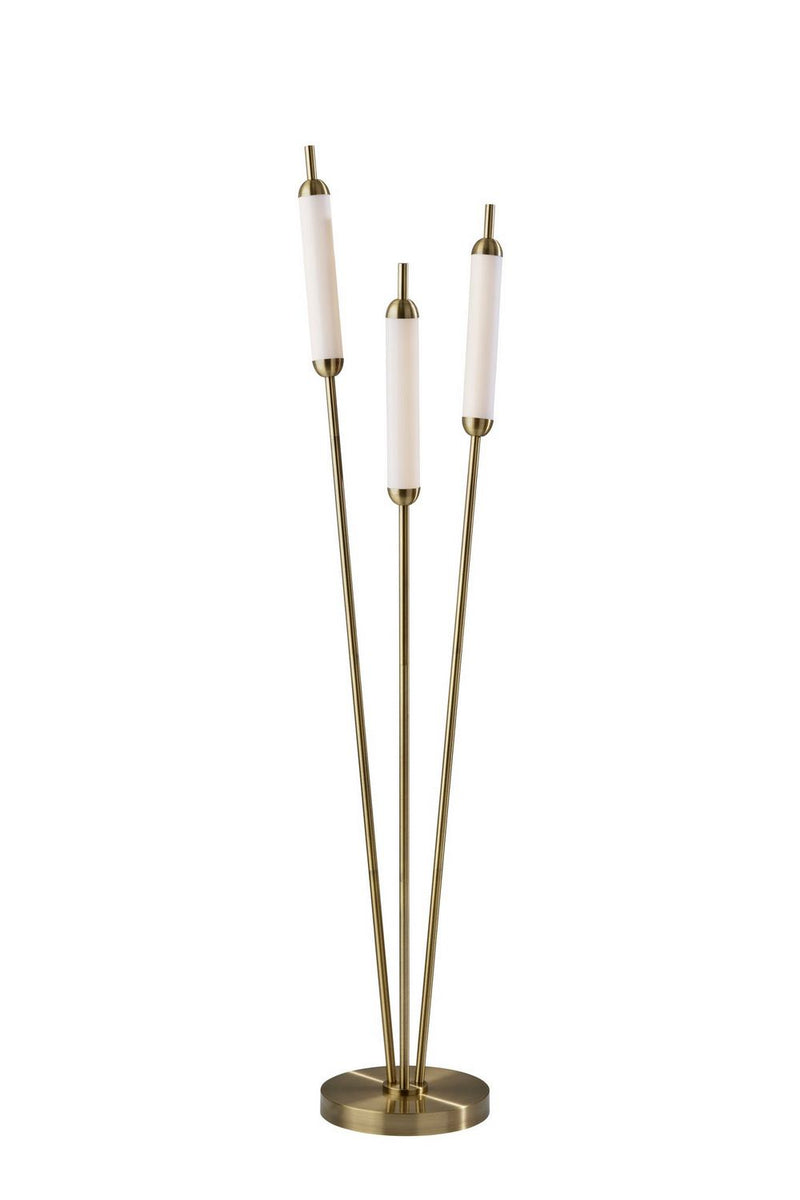 Adesso Home 4404-21 LED Floor Lamp, Antique Brass