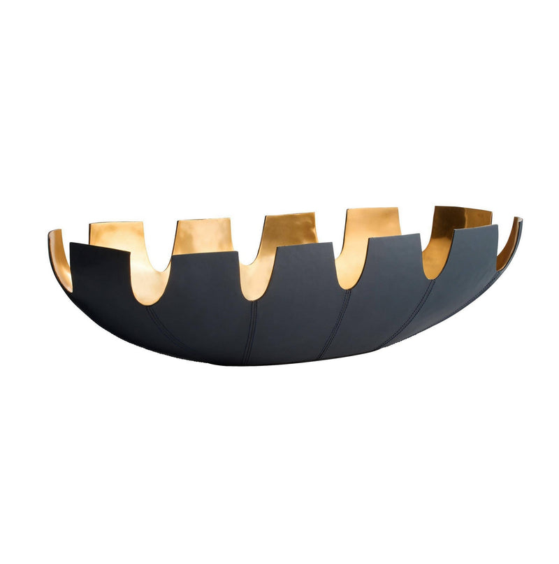 Arteriors ATI13 Centerpiece, Navy/Antique Brass