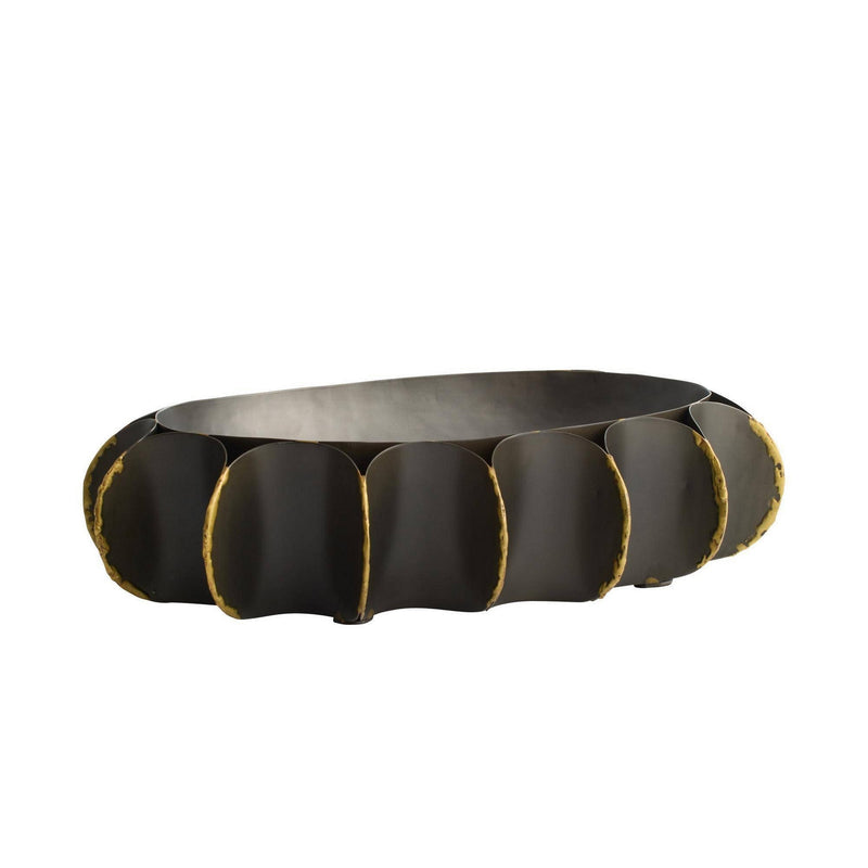 Arteriors ATI14 Centerpiece, Natural Iron/Antique Brass