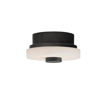 Arteriors DFC28 LED Flush Mount, White/English Bronze