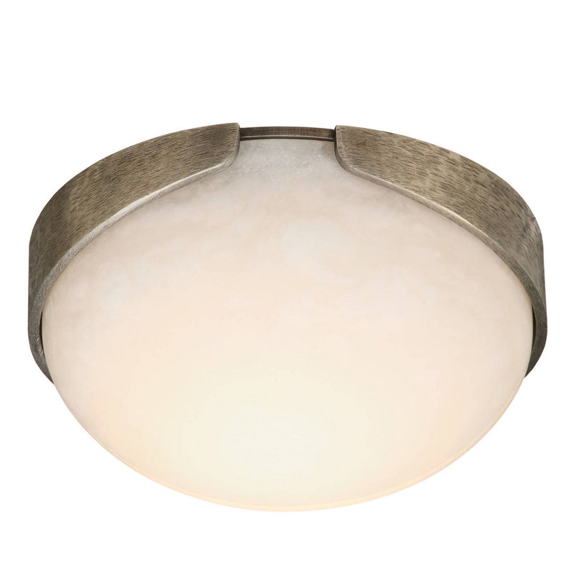 Arteriors DFC31 LED Flush Mount, White/White Bronze