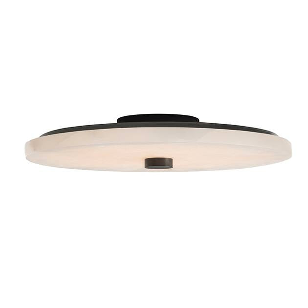 Arteriors DFC32 LED Flush Mount, White/English Bronze