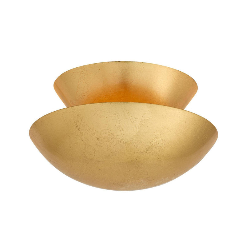 Arteriors DFC38 LED Flush Mount, Gold Leaf