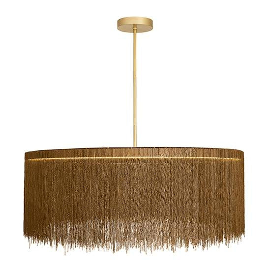 Arteriors DLC52 LED Chandelier, Antique Brass