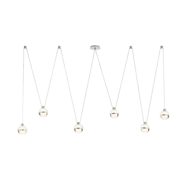 Arteriors DLC58 LED Chandelier, Clear/Chrome