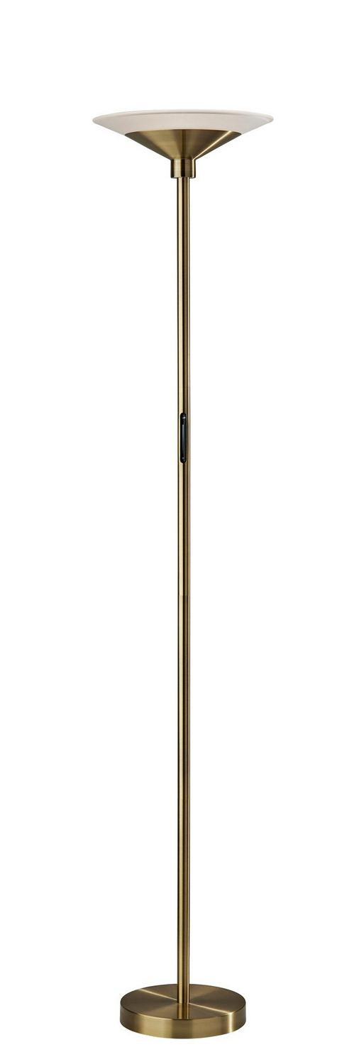 Adesso Home 5121-21 LED Torchiere, Antique Brass
