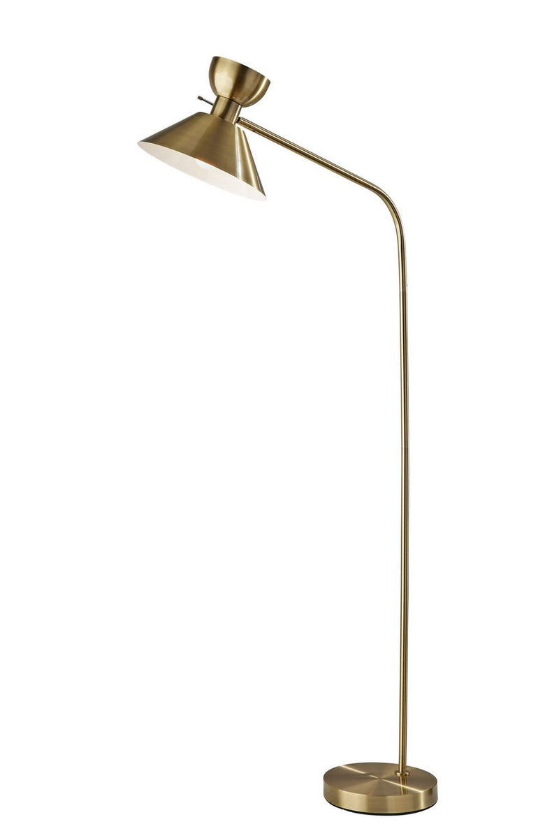 Adesso Home 5141-21 Floor Lamp, Antique Brass