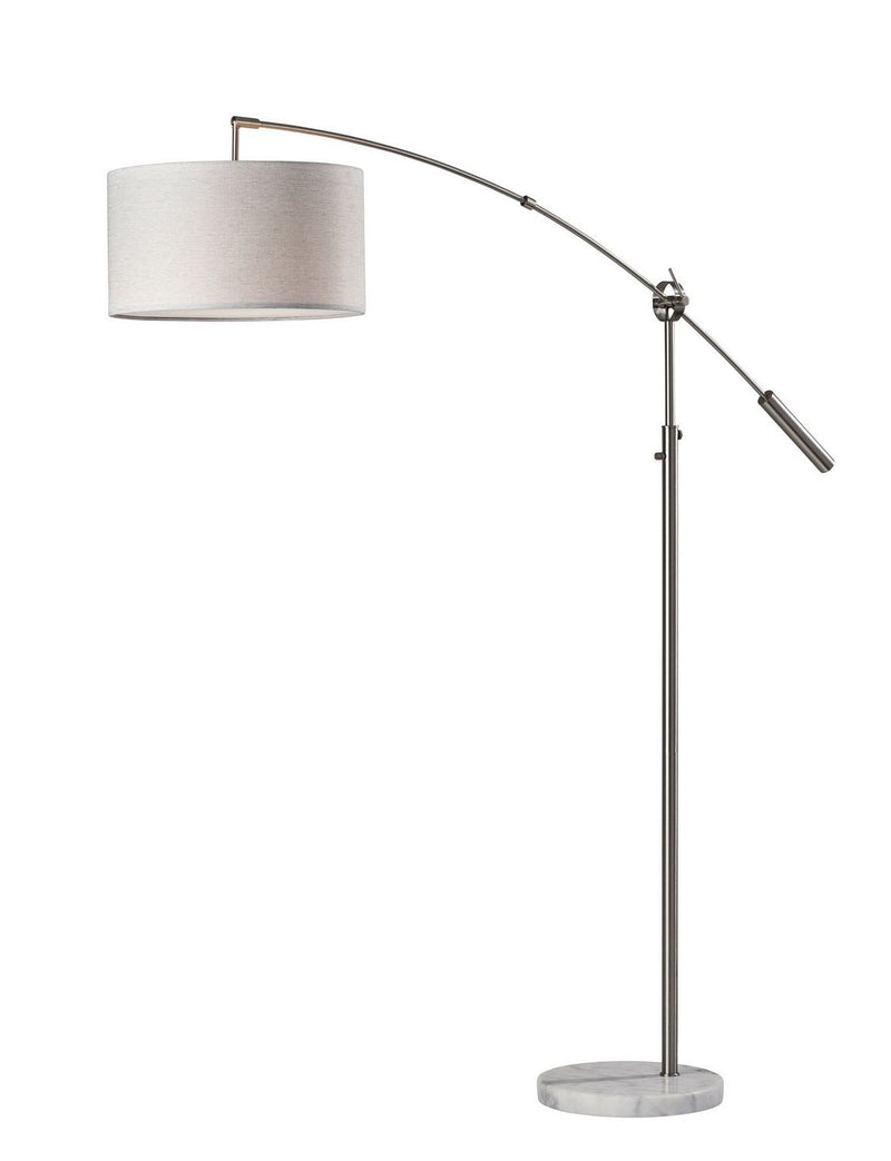 Adesso Home 5186-22 Floor Lamp, Brushed Steel