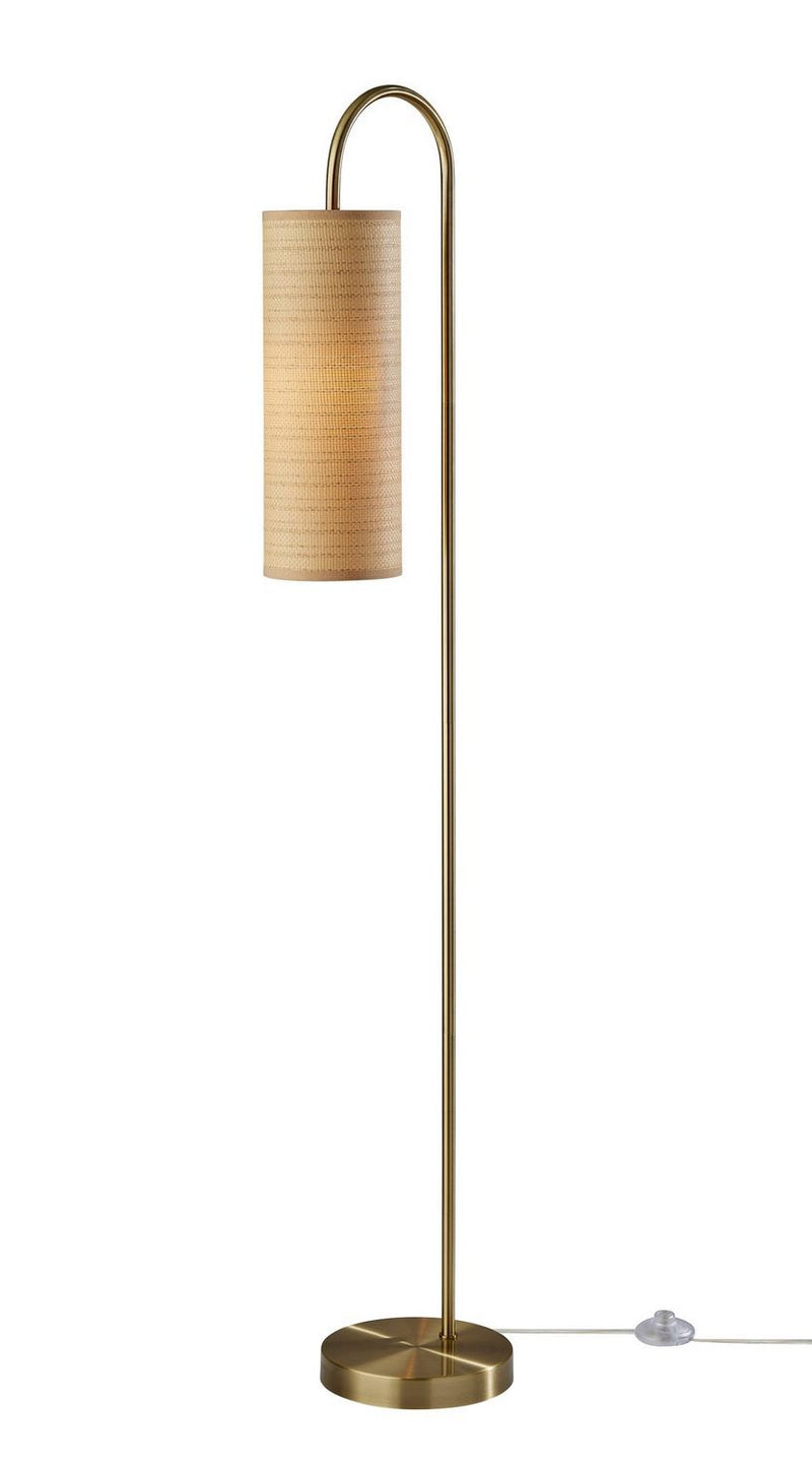 Adesso Home 5193-21 Floor Lamp, Antique Brass