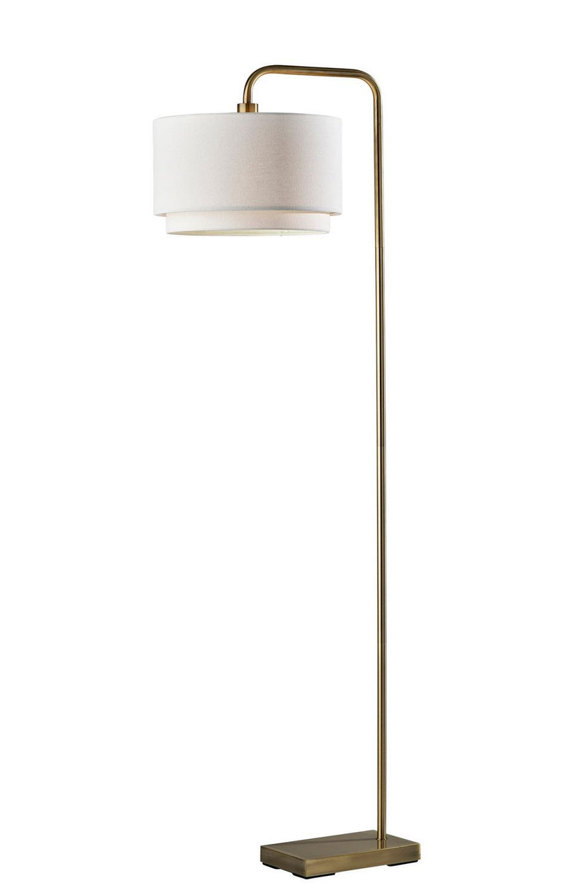 Adesso Home 5195-21 Floor Lamp, Antique Brass