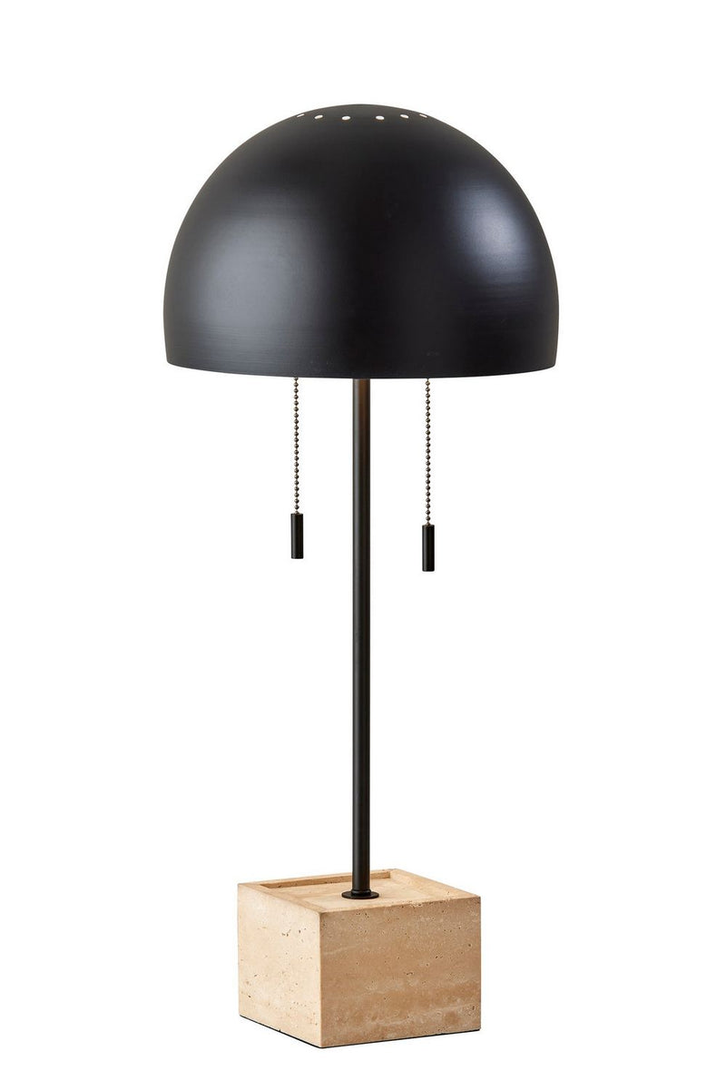 Adesso Home 5226-01 Two Light Desk Lamp, Black