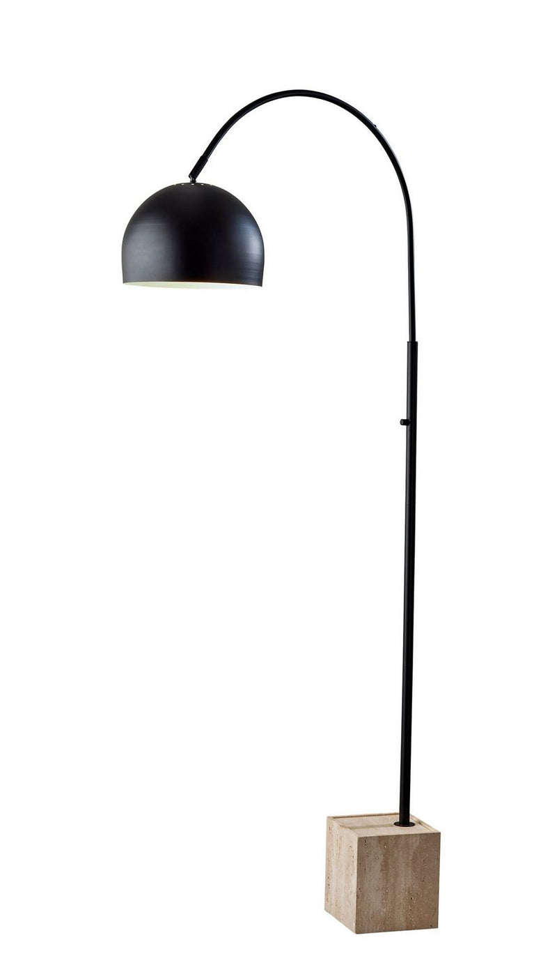 Adesso Home 5228-01 Two Light Floor Lamp, Black