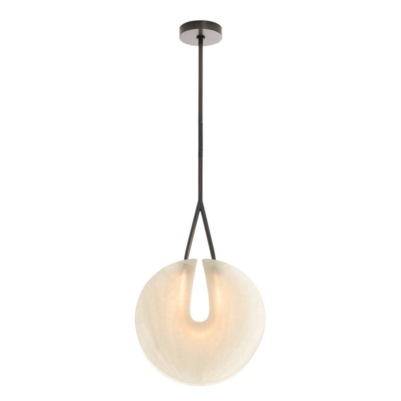 Arteriors DPC32 LED Pendant, Matte Swirl/Bronze