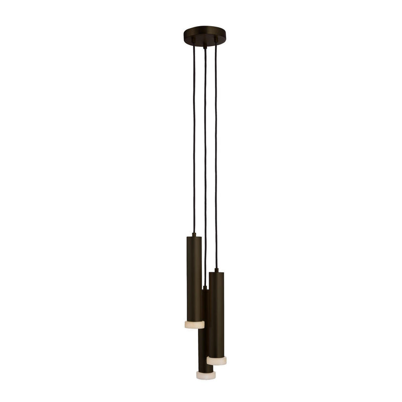 Arteriors DPC33 LED Pendant, English Bronze/White
