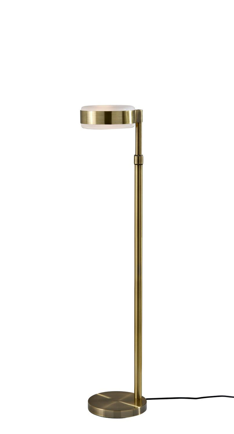 Adesso Home AD9105-21 Floor Lamp, Antique Brass
