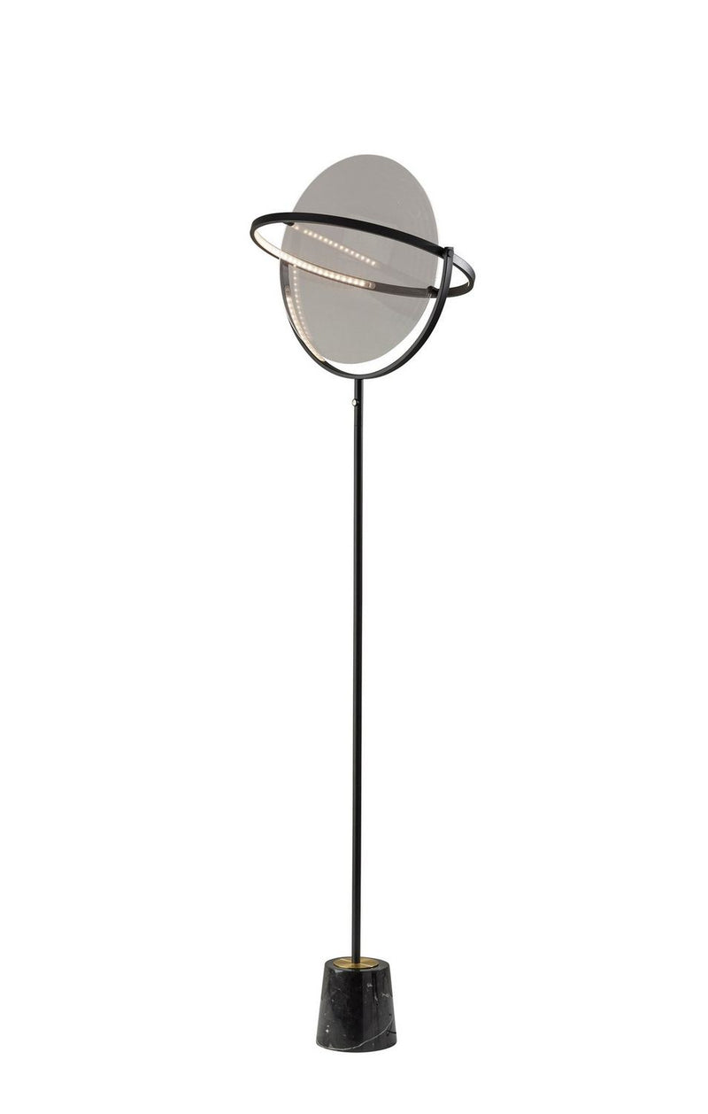 Adesso Home AD9203-01 LED Floor Lamp, Black