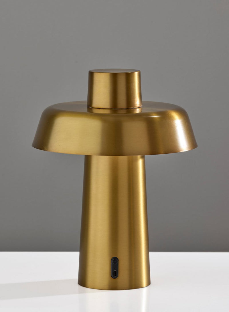 Adesso Home AD9204-21 LED Table Lamp, Antique Brass