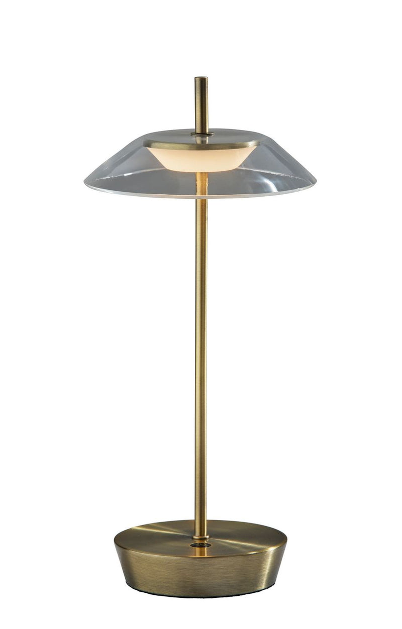 Adesso Home AD9206-21 LED Table Lamp, Antique Brass