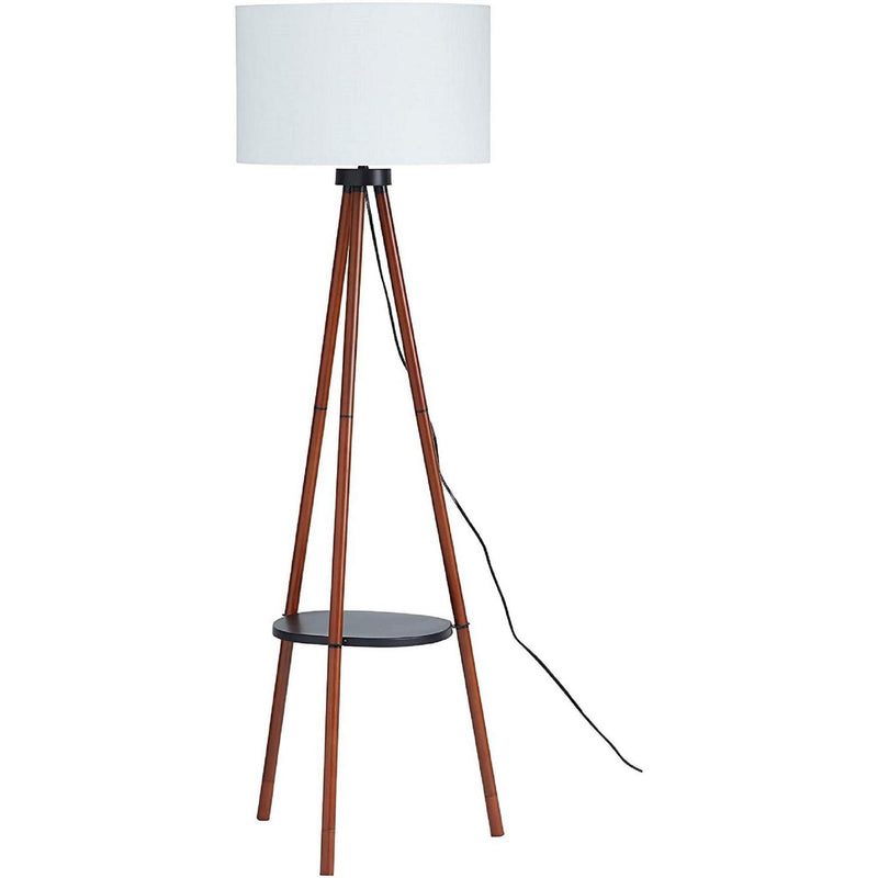 Adesso Home AF48519 Floor Lamp, Walnut