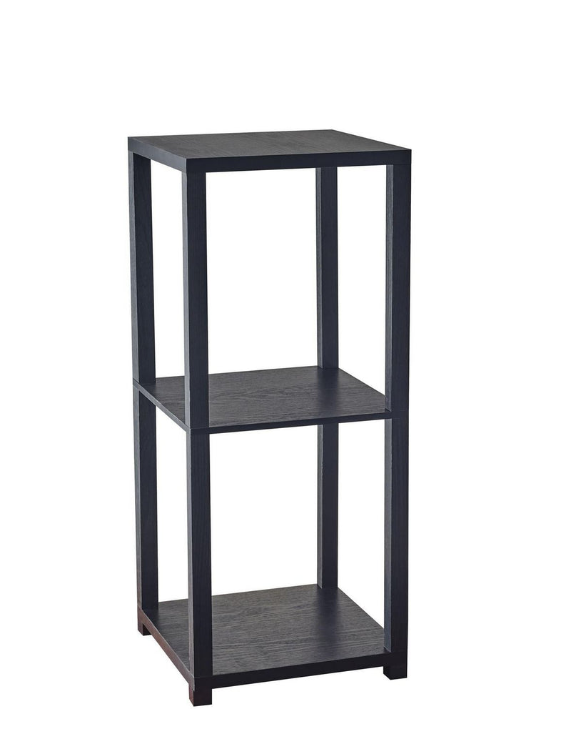 Adesso Home AR3510-01 Pedestal, Black Wood Pvc Veneer