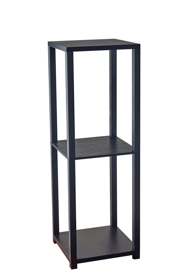 Adesso Home AR3511-01 Pedestal, Black Wood Pvc Veneer
