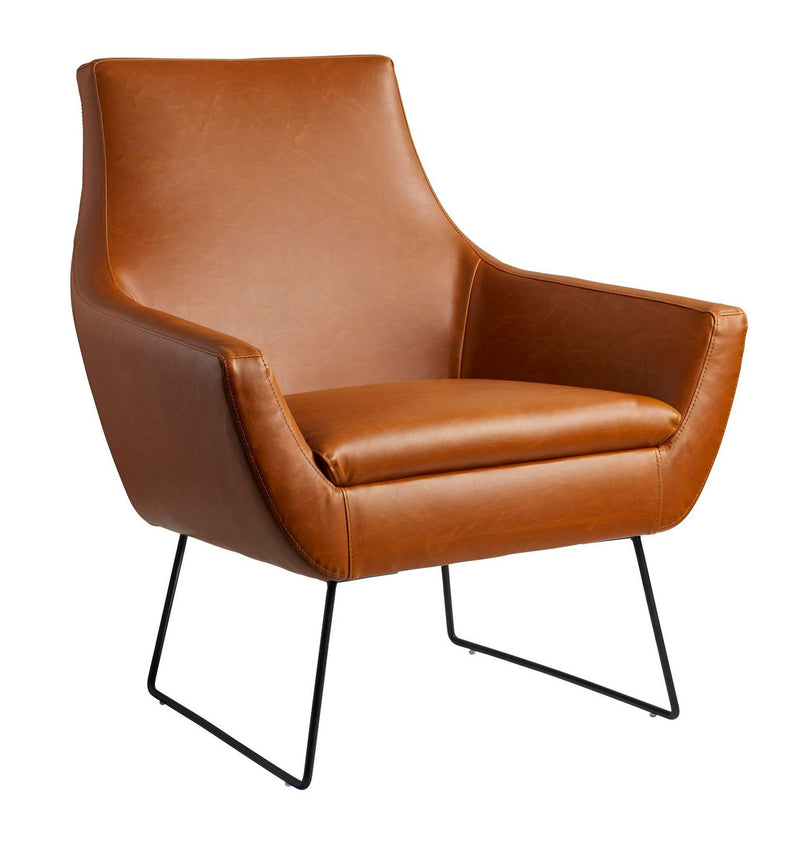 Adesso Home GR2002-32 Chair, Camel Brown Distressed Pu Leather