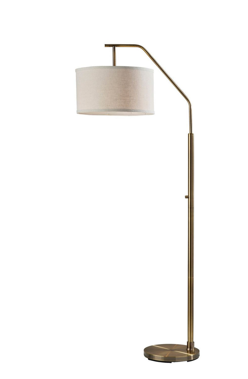 Adesso Home SL1140-21 Floor Lamp, Antique Brass