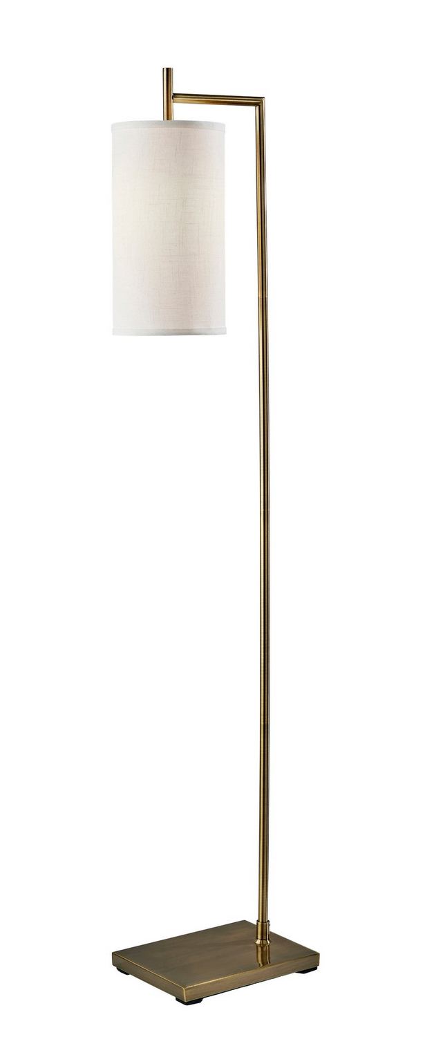 Adesso Home SL1156-21 Floor Lamp, Antique Brass