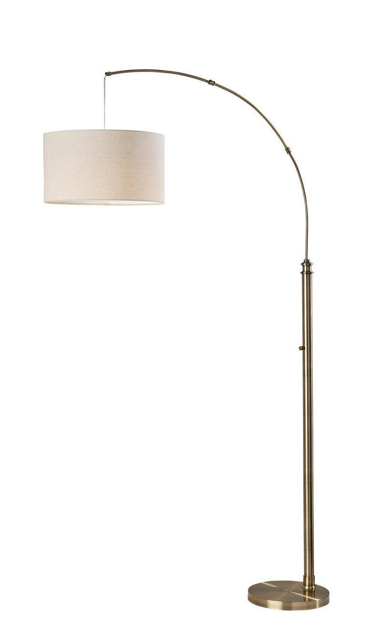 Adesso Home SL1187-21 Floor Lamp, Antique Brass