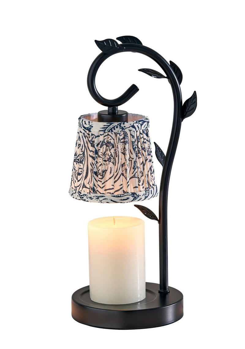 Adesso Home SL1193-01 Candlewarmer Lamp, Black