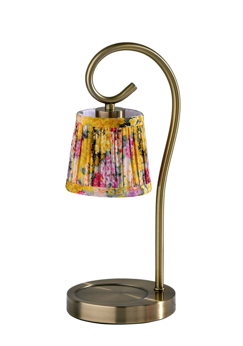 Adesso Home SL1194-21 Candlewarmer Lamp, Antique Brass