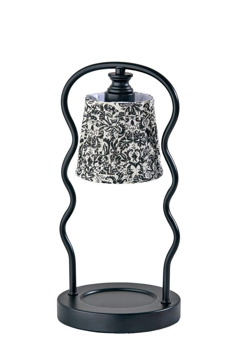 Adesso Home SL1195-01 Candlewarmer Lamp, Black