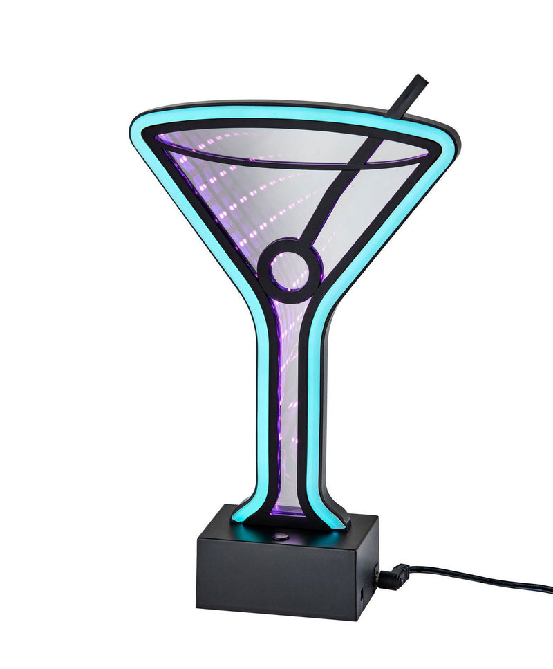 Adesso Home SL3718-01 LED Table/Wall Lamp, Black