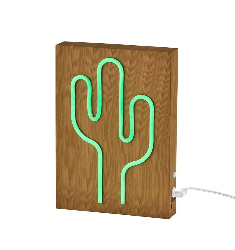 Adesso Home SL3721-12 LED Table/Wall Lamp, Natural Wood Grain On Plastic - Water Transfer