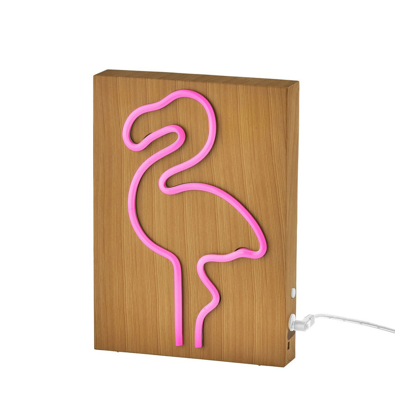 Adesso Home SL3722-12 LED Table/Wall Lamp, Natural Wood Grain On Plastic - Water Transfer