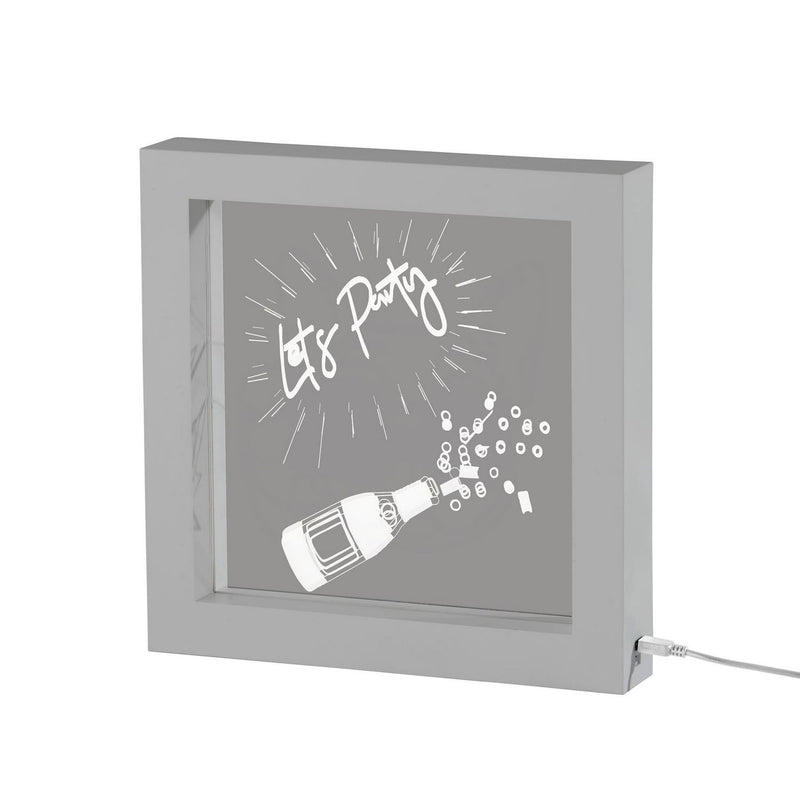 Adesso Home SL3725-22 LED Light Box, Silver